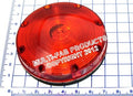 Red 7" Round Signal Light w/ Housing & Bulb - 710-783