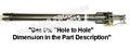 Yieldable Rod for 5' Board - 711-109