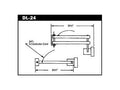 Double Arm Swing Arm Lamp - 24" Arm Length