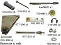 6' Walkout Lip Kit Without Gas Spring w/035-400 Pins - KMF1050