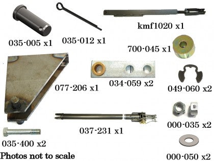 6' Walkout Lip Kit Without Gas Spring w/035-400 Pins - KMF1050