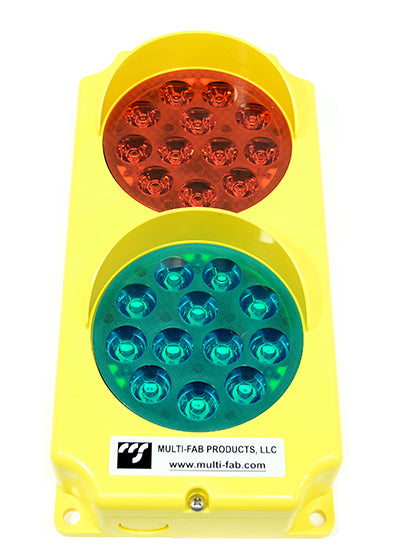 Stop & Go Communication Light - 12-24V, AC/DC LED, Yellow