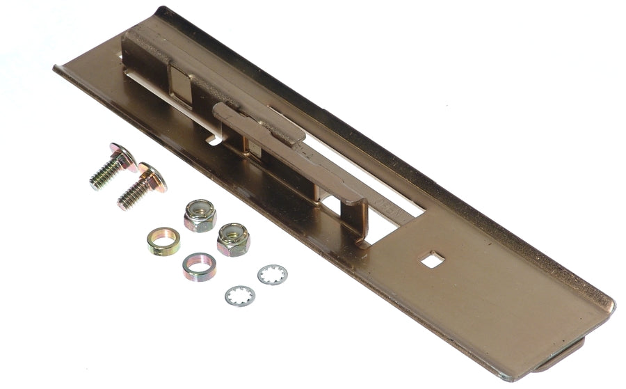 Mini Warehouse Lock Narrow - Zinc