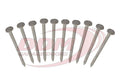 Colored Trim Nails 1 1/2" Gray - 10 Count