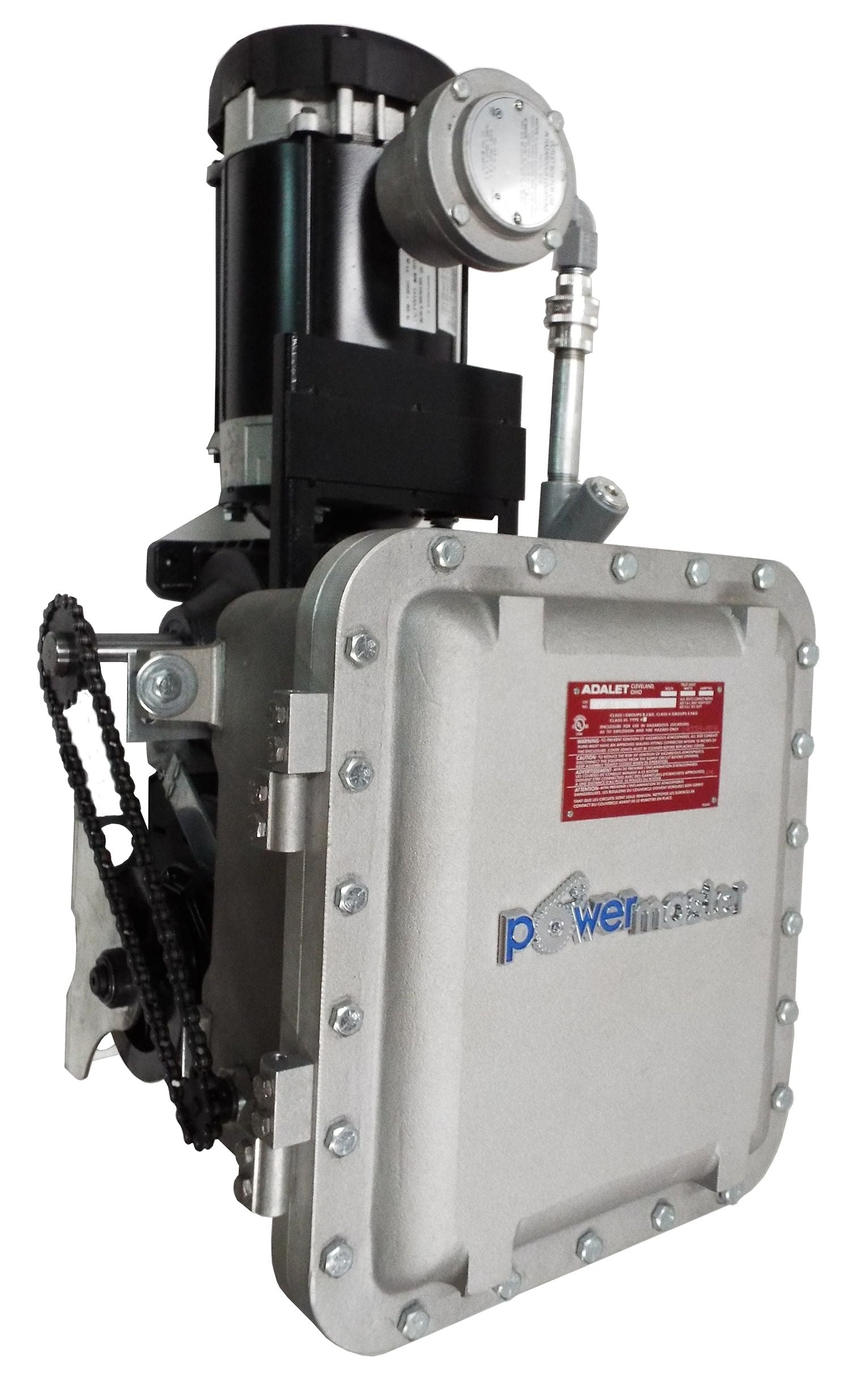 PowerMaster EMG-74 Explosion Proof Gear Reduced Hoist Operator 3/4 HP, 230/460V 3PH *NEMA 7 & 9*