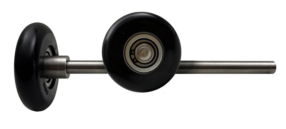 Roller for 3" Track Sealed Nylon 7-1/4" Stainless Steel Stem