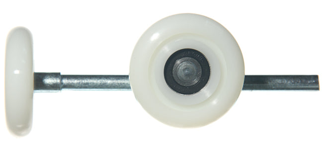 Roller for 3" Track Nylon 7" Zinc Plated Steel Stem