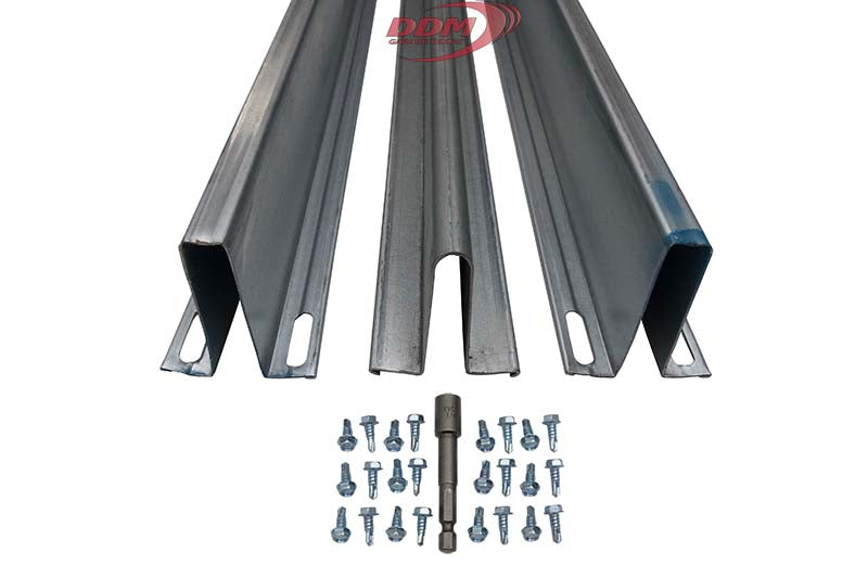 Strut (U-Bar) Kit 2-1/4" 24 Ga - 9' Wide Clo. Doors Ref# 1007028