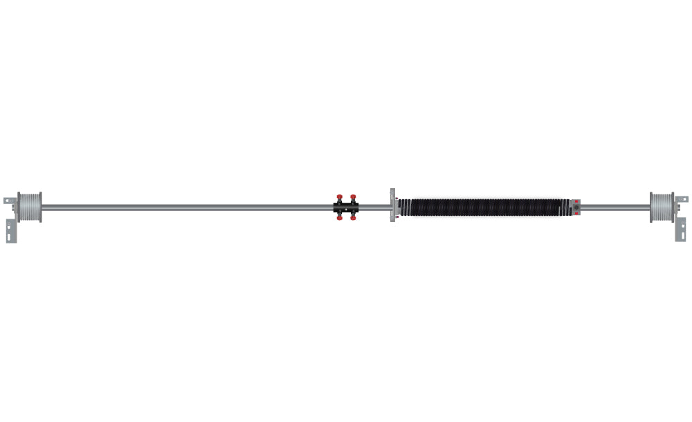Shaft Hollow  14 Ga for 8' Wide Door - Kit