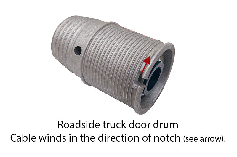 Whiting Truck Door Roadside Cable Drum with Bearing