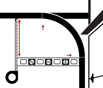2" Track 15" Radius, Curved Portion Only, .075 Ga, Pair - Half price for ordering error.