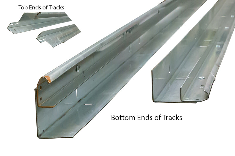 2" Vertical Track with Angle for 10' High Doors, Pair