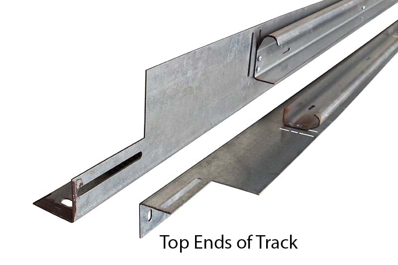 3" Vertical Track with Angle for 18' High Doors, Pair