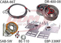 Torsion Spring Conversion Kit w/ Spring Winder for 7' High Door