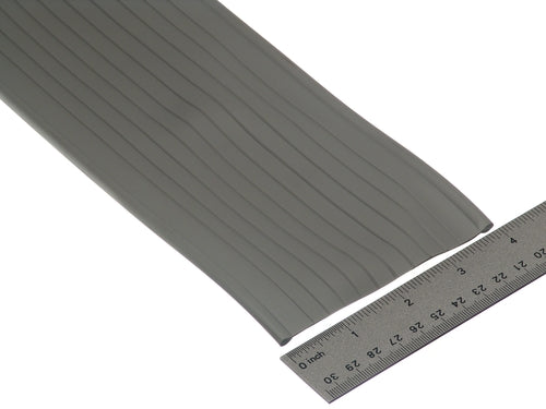 Bottom 3/16" (.198") Bead U-Shaped Astragal 4" Gray Vinyl