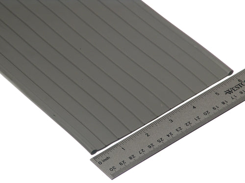 Bottom 3/16" (.198") Bead U-Shaped Astragal 6" Gray Vinyl