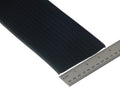 Bottom "T" U-Shaped Astragal 4" Black Syn. Rubber