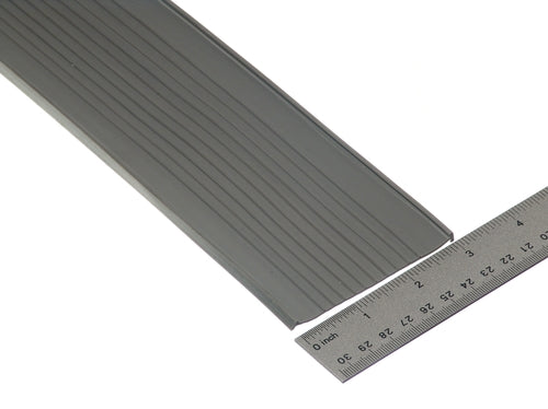 Bottom "T" U-Shaped Astragal 3" Gray Vinyl