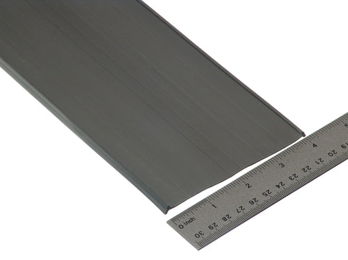 Bottom "T" U-Shaped Astragal 4" Gray Vinyl