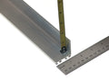 Aluminum Bottom Seal Retainer 1 3/8" x 1 1/2" L-Shape, 8'2"
