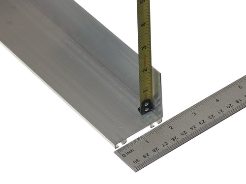 Aluminum Bottom Seal Retainer 2" x 2" L-Shape
