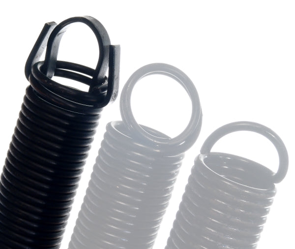 Extension Spring 7'6" Door. 27X45" 100 lbs. Clipped - The EA price is for only one spring.