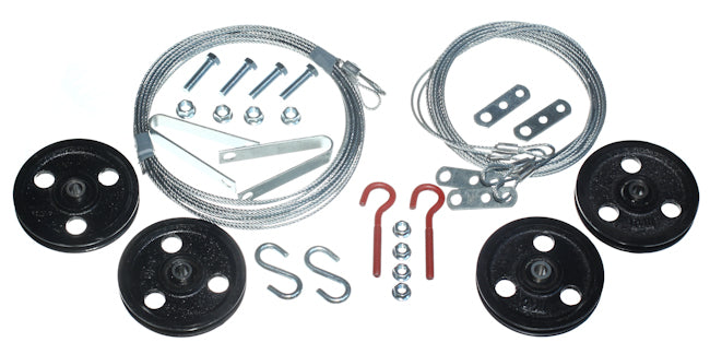 Extension Spring Hardware Kit for 7' Doors over 300 Lbs.