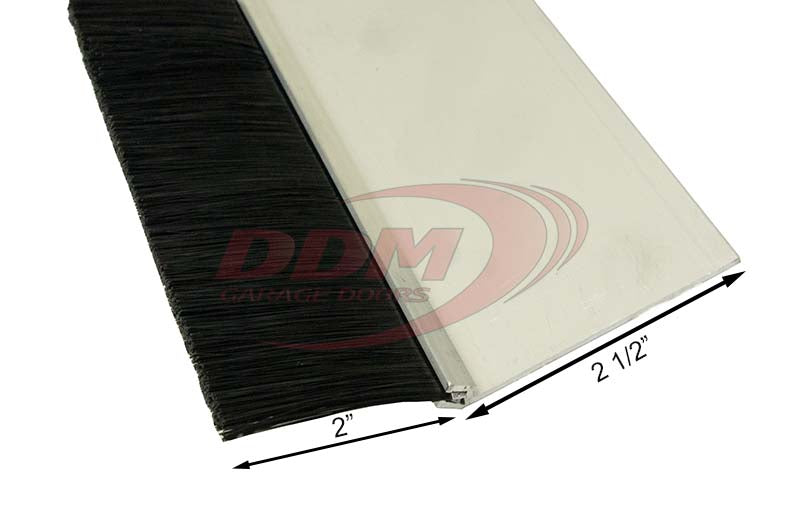 Jumbo Seal 2" Brush Insert & 2 1/2" Alum Retainer - 16' Long, 10 Pieces per Box.